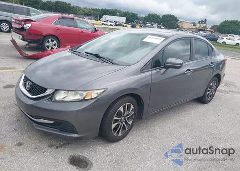 2014 Honda Civic Ex z USA, uszkodzony, nr VIN 19XFB2F84EE005410